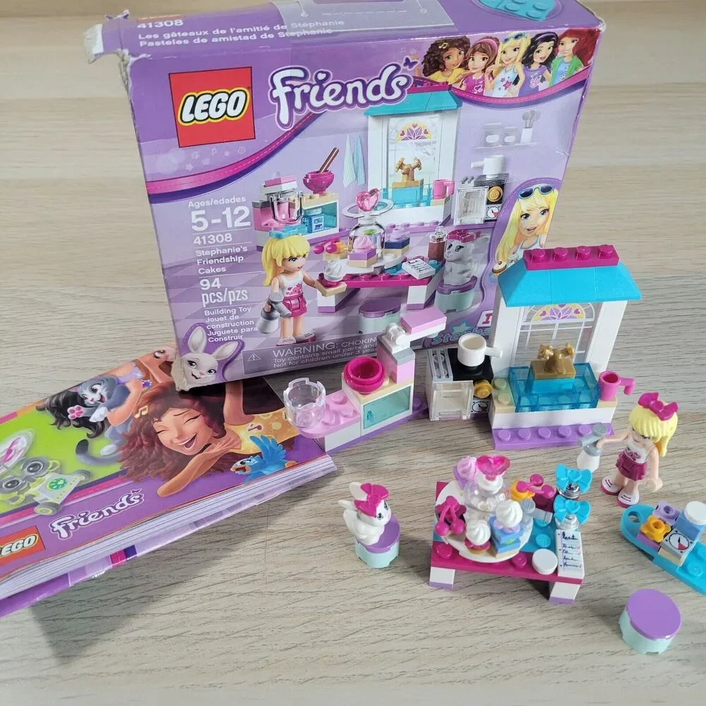 LEGO FRIENDS Stephanies Friendship Cakes 41308 Instructions Bakery Incomplete